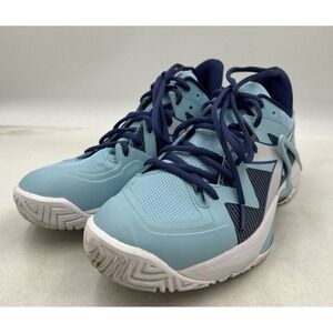 Diadora Shoes Womens Sz 11 B.Icon 2 All Ground Clay Blue White